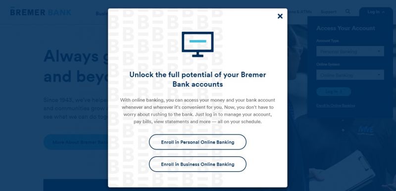 Bremer Bank Enrollment