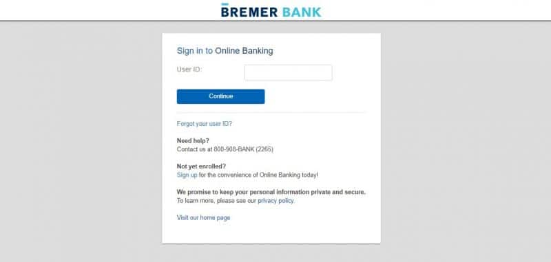 Bremer Bank Login