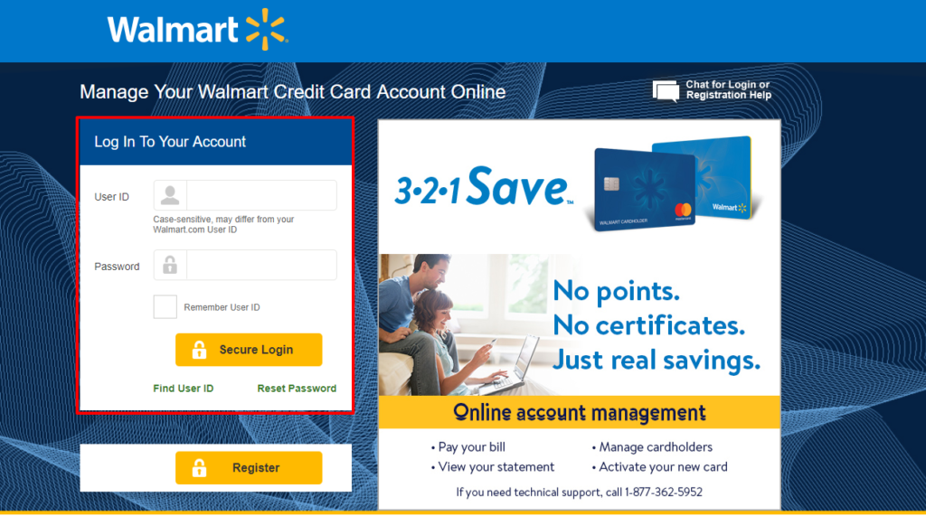 Walmart Credit Card Login - Make Payment, Customer Services
