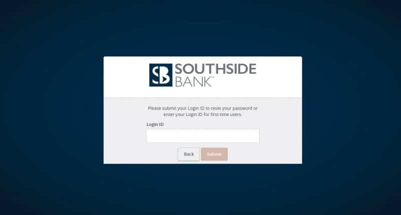Southside Bank ForgotPassword